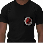 T-shirt front - black T-shirt front - black