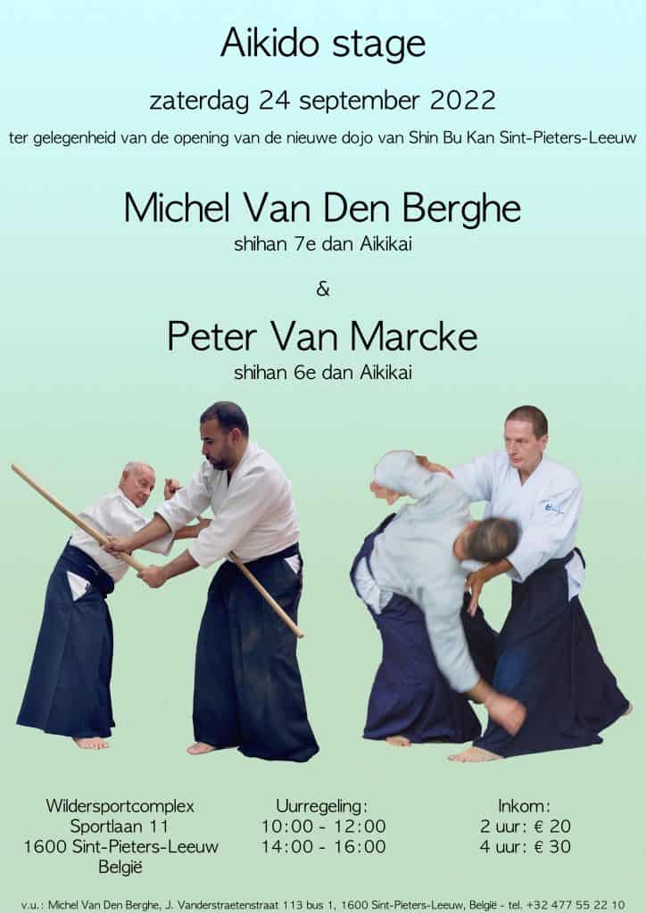 Stage Peter Van Marcke en Michel Van Den Berghe 24 sep 2022