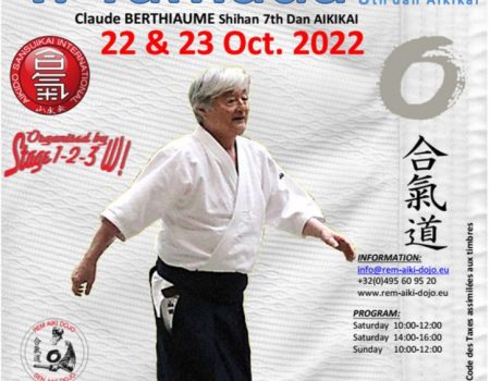 Online inschrijven voor stage met Yamada sensei 22-23 oktober 2022