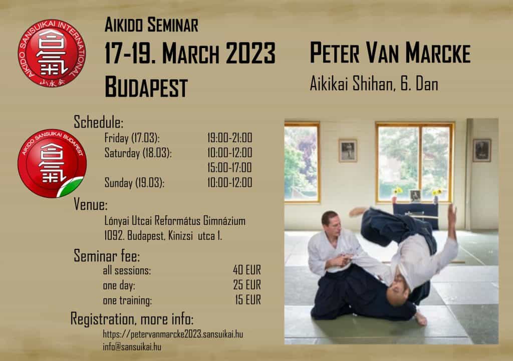 Peter Van Marcke Budapest, Hungary, 17-19 Mar 2023