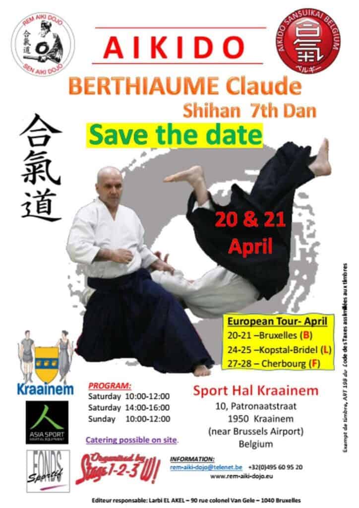 Claude Berthiaume Brussel 20-21 april 2024