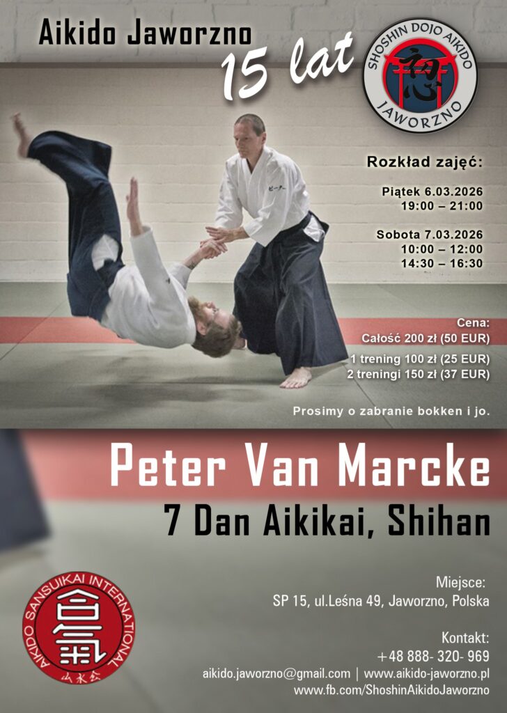 Seminar with Peter Van Marcke in Jaworzno, Poland 6-7 March 2026